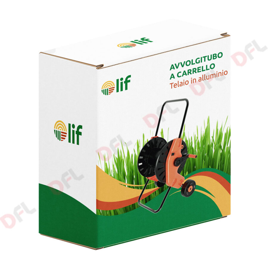 Avvolgitubo a carrello ferro/plastica 'Lif' - immagine 2