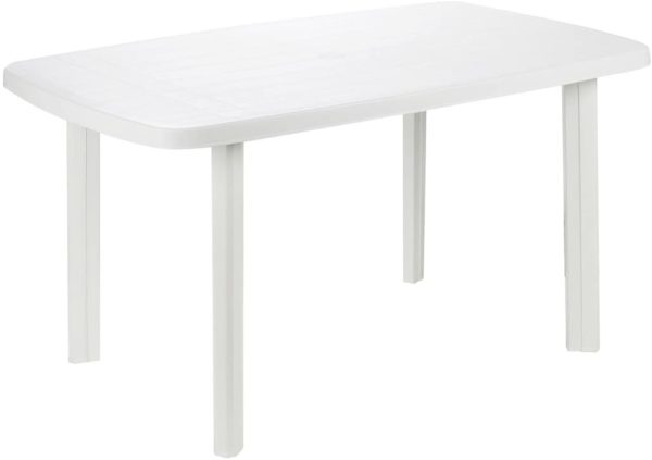 Tavolo in resina bianco