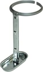 Abbeveratoio portabottiglia per conigli con vaschetta in acciaio zincato - immagine 2