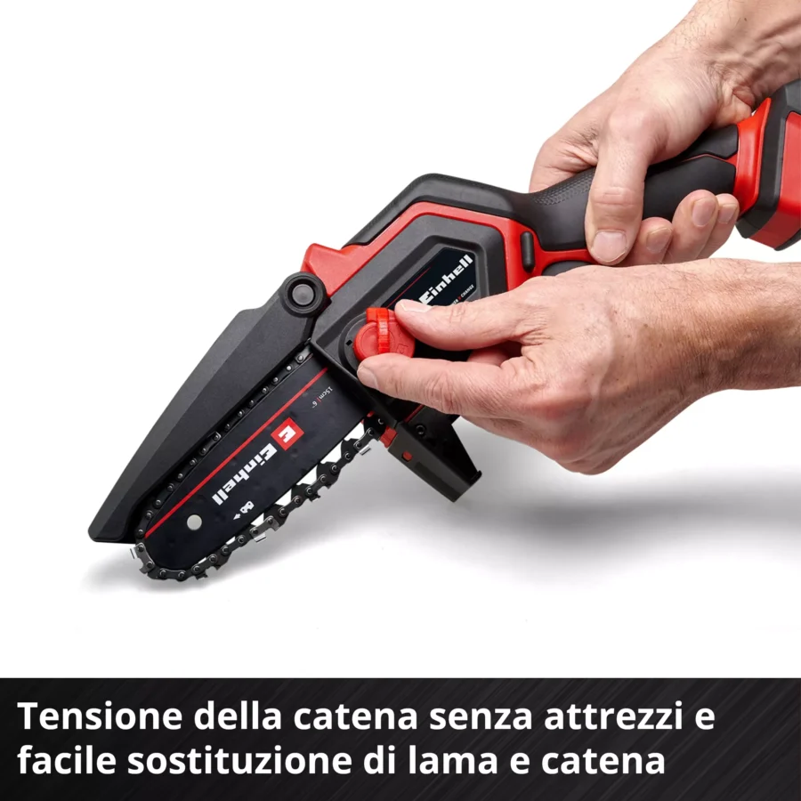 Potatore a catena Einhell GE-PS 18/15 Li con catena, batteria e travel bag - immagine 4