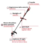 Decespugliatore a batteria Einhell GP-BC 36/430 LI P BL-Solo - immagine 2