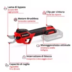 Svettatoio a batteria Einhell GP-LS 18/28 Li BL-Solo con asta telescopica - immagine 2
